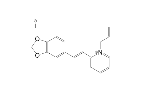 1-allyl-2-[(E)-2-(1,3-benzodioxol-5-yl)ethenyl]pyridinium iodide