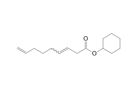 Cyclohexyl nona-3,8-dienoate