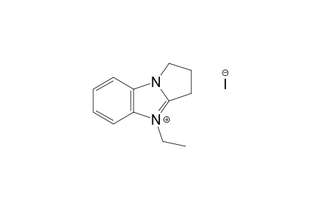 2,3-dihydro-4-ethyl-1H-pyrrolo[1,2-a]benzimidazolium iodide