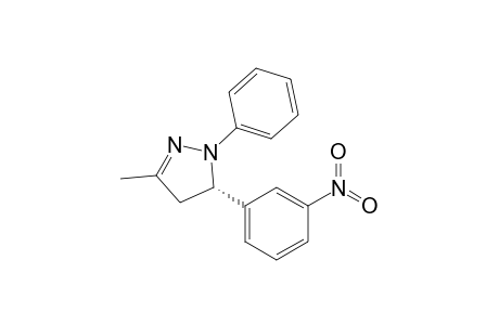 (S)-5-(3-nitrophenyl)-3-methyl-1-phenyl-4,5-dihydro-1H-pyrazole