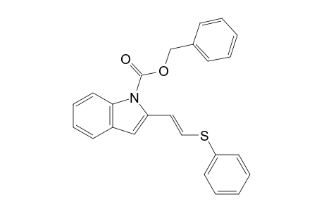 (phenylmethyl) 2-[(E)-2-phenylsulfanylethenyl]indole-1-carboxylate