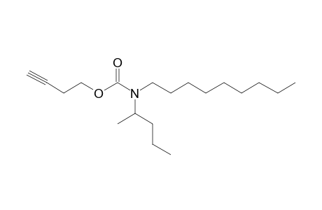 Carbonic acid, monoamide, N-(2-pentyl)-N-nonyl-, but-3-yn-1-yl ester