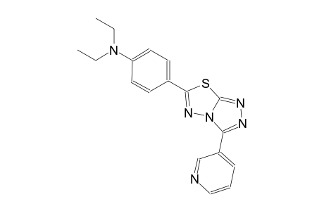 N,N-diethyl-4-[3-(3-pyridinyl)[1,2,4]triazolo[3,4-b][1,3,4]thiadiazol-6-yl]aniline