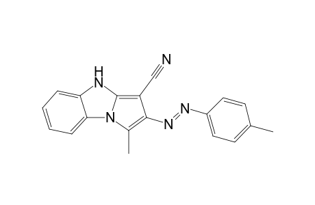 3-Cyano-1-methyl-2-(p-methylphenylazo)-4H-pyrrolo[1,2-a]benzimidazole