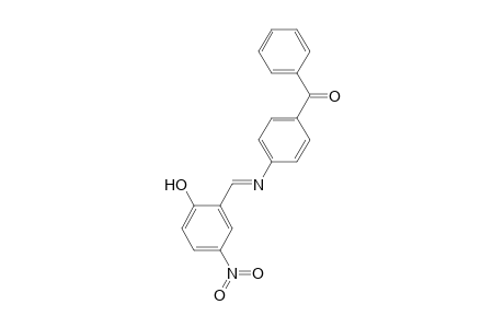 (4-([(E)-(2-Hydroxy-5-nitrophenyl)methylidene]amino)phenyl)(phenyl)methanone