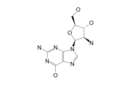 9-(2-AMINO-2-DEOXY-BETA-D-ARABINOFURANOSYL)-GUANINE