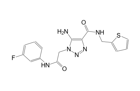 5-amino-1-[2-(3-fluoroanilino)-2-oxoethyl]-N-(2-thienylmethyl)-1H-1,2,3-triazole-4-carboxamide