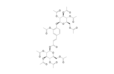 NONA-O-ACETYL-BETA-D-GLUCOPYRANOSYL_4-O-BETA-D-GLUCOPYRANOSYLCAFFEATE