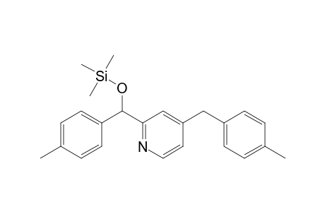 Pyridine, 5-[(4-methylphenyl)methyl]-2-[(4-methylphenyl)[(trimethylsilyl)oxy]methyl]-