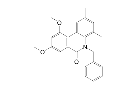 2,4-Dimethyl-8,10-dimethoxy-5-benzylphenanthridin-6-one