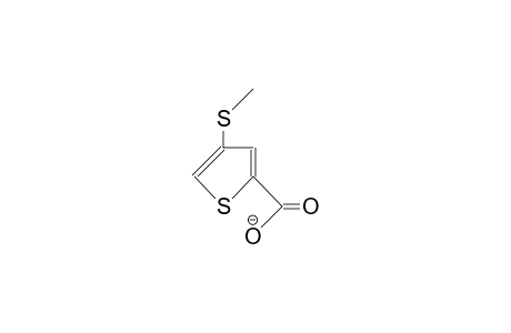 4-Methylthio-thiophene-2-carboxylic acid, anion