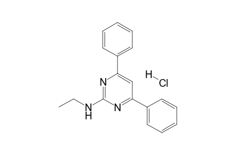 2-(ethylamino)-4,6-diphenylpyrimidine hydrochloride