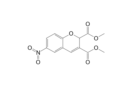 6-Nitro-2H-1-benzopyran-2,3-dicarboxylic acid dimethyl ester