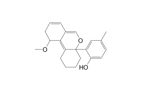 2-(1,2,3,4,4a,10-hexahydro-10-methoxydibenzopyran-4a-yl)-p-cresol