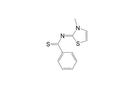 Benzenecarbothioamide, N-(3-methyl-2(3H)-thiazolylidene)-
