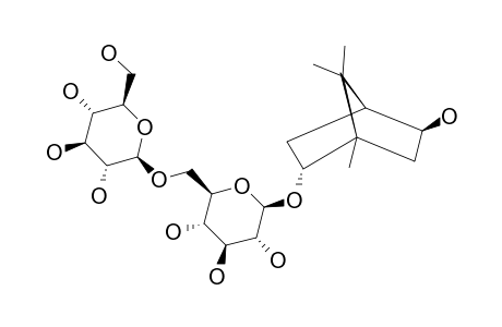 (1S,2R,4S,5S)-5-HYDROXY-BORNAN-2-YL-O-BETA-D-GLUCOPYRANOSYL-(1->6)-BETA-D-GLUCOPYRANOSIDE