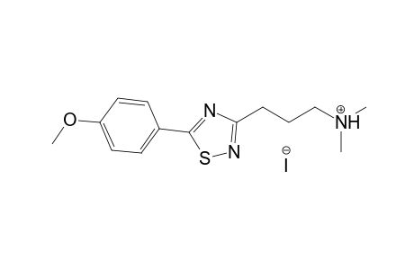 3-(3-Dimethylamoniumpropyl)-5-(4-methoxyphenyl)-1,2,4-thiadiazole iodide