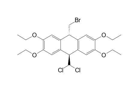 9-(bromomethyl)-10-(dichloromethyl)-2,3,6,7-tetraethoxy-9,10-dihydroanthracene