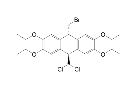 9-(Bromomethyl)-10-(dichloromethyl)-2,3,6,7-tetraethoxy-9,10-dihydroanthracene