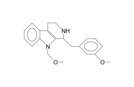 9-Methoxymethyl-1(S)-(3-methoxy-benzyl)-1,2,3,4-tetrahydro.beta.-carboline
