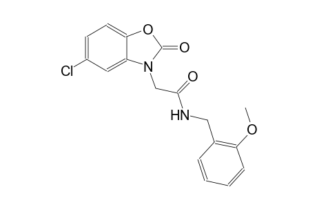 2-(5-chloro-2-oxo-1,3-benzoxazol-3(2H)-yl)-N-(2-methoxybenzyl)acetamide