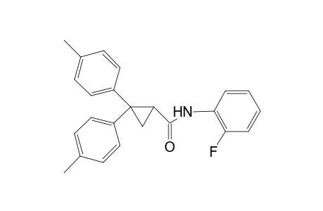 N-(2-Fluorophenyl)-2,2-bis(4-methylphenyl)cyclopropanecarboxamide