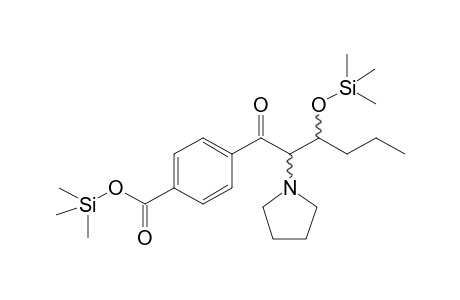 Trimethylsilyl 4-(2-(pyrrolidin-1-yl)-3-((trimethylsilyl)oxy)hexanoyl)benzoate