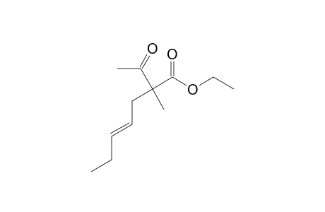 4-Heptenoic acid, 2-acetyl-2-methyl-, ethyl ester, (E)-