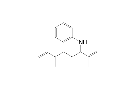 N-(2,6-dimethylocta-1,7-dien-3-yl)aniline