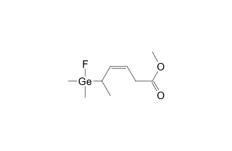 Methyl 5-(fluorodimethylgermyl)-3-hexenoate