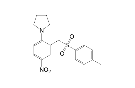 1-[4-NITRO-alpha-(p-TOLYLSULFONYL)-o-TOLYL]PYRROLIDINE