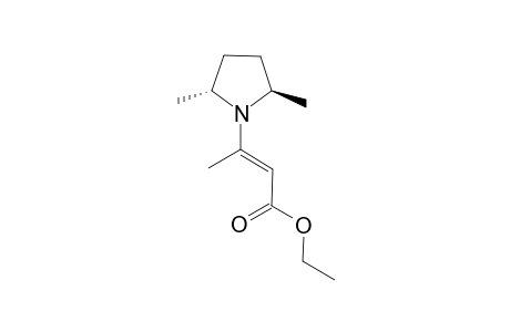 (2R,5R)-Ethyl 3-(2,5-dimethylpyrrolidinyl)but-2-enoate