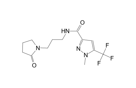 1-methyl-N-[3-(2-oxo-1-pyrrolidinyl)propyl]-5-(trifluoromethyl)-1H-pyrazole-3-carboxamide
