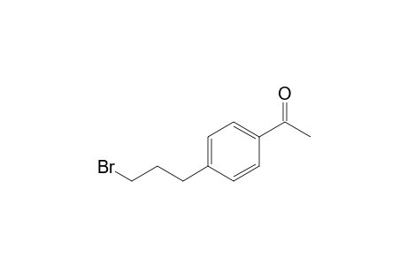 1-[4-(3-Bromanylpropyl)phenyl]ethanone