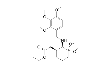Isopropyl cis-[3,3-Dimethoxy-2-[(2,3,4-trimethoxybenzyl)amino]cyclohexyl]acetate