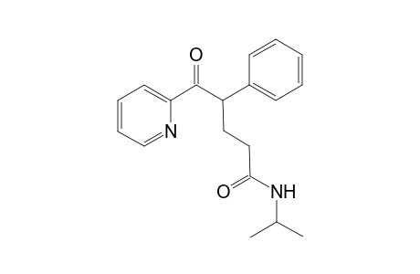 N'-isopropyl 5-oxo-4-phenyl-5-(2'-pyridyl) pentanamide
