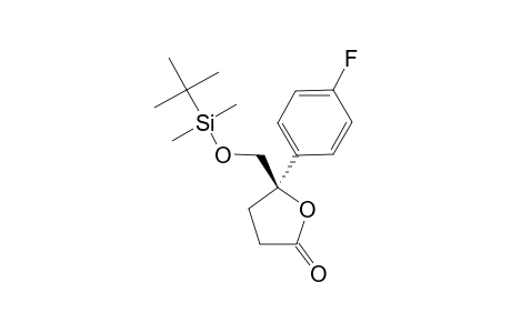 (R)-5-(4-Fluorophenyl)-5-(tert-butyldimethylsiloxymethyl)-dihydrofuran-2(3H)-one