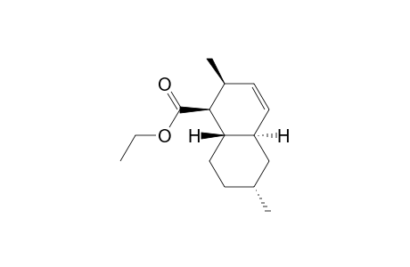 (1S,2S,4aR,6R,8aS)-2,6-dimethyl-1,2,4a,5,6,7,8,8a-octahydronaphthalene-1-carboxylic acid ethyl ester