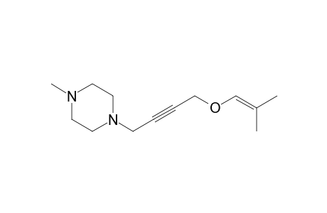 1-Methyl-4-[4-(2-methylprop-1-enoxy)but-2-ynyl]piperazine