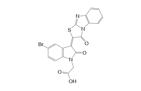 [(3E)-5-bromo-2-oxo-3-(3-oxo[1,3]thiazolo[3,2-a]benzimidazol-2(3H)-ylidene)-2,3-dihydro-1H-indol-1-yl]acetic acid