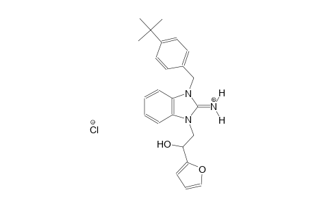 1-(4-tert-butylbenzyl)-3-[2-(2-furyl)-2-hydroxyethyl]-1,3-dihydro-2H-benzimidazol-2-iminium chloride