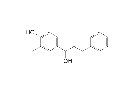 2,6-Dimethyl-4-(1-oxidanyl-3-phenyl-propyl)phenol