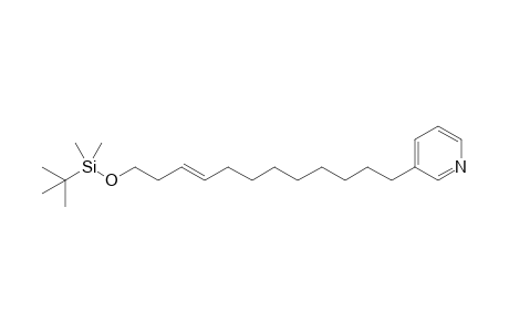 3-[(9E)-12-tert-Butyldimethylsilyloxy-9-dodecenyl]pyridine
