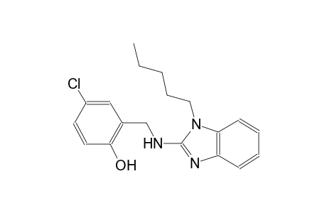 4-chloro-2-{[(1-pentyl-1H-benzimidazol-2-yl)amino]methyl}phenol