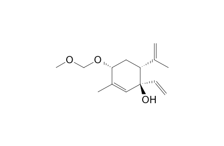 (1S,4R,6R)-1-ethenyl-4-methoxymethoxy-3-methyl-6-(1-methylethenyl)-2-cyclohexen-1-ol