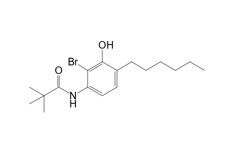 N-Pivaloyl-2-bromo-4-hexyl-3-hydroxyaniline