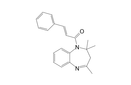 2,2,4-Trimethyl-1-cinnamoyl-1H-2,3-dihydro-1,5-benzodiazepine