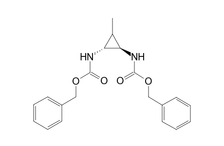 Dibenzyl (trans)-N,N'-(3-methyl-1,2-cyclopropanediyl]dicarbamidate