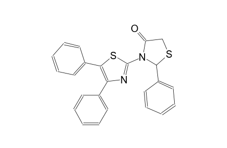 4-thiazolidinone, 3-(4,5-diphenyl-2-thiazolyl)-2-phenyl-