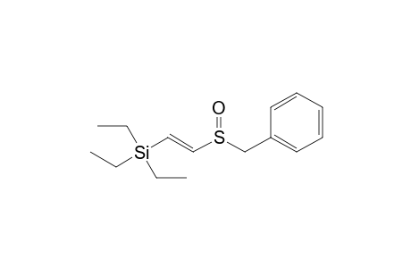 Benzyl (E)-2-(triethylsilyl)ethenyl sulfoxide